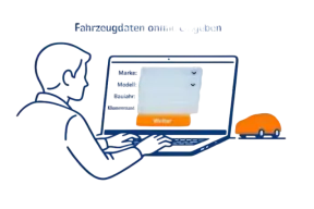 Fahrzeugdaten eingeben